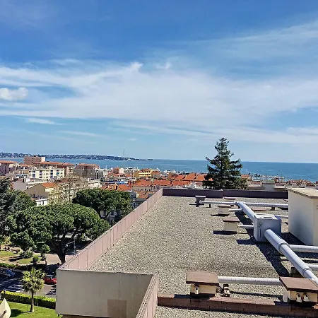 Daire Studio Vue Mer Golfe Juan Centre Ville