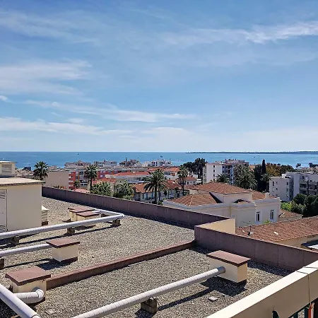 Studio Vue Mer Golfe Juan Centre Ville *