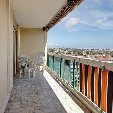 Studio Vue Mer Golfe Juan Centre Ville Vallauris
