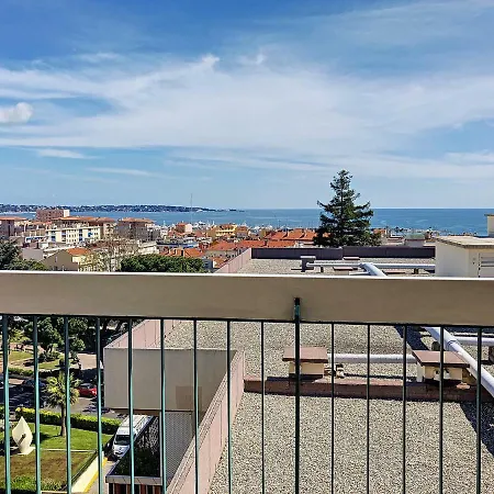 Studio Vue Mer Golfe Juan Centre Ville *